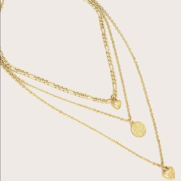 3/$30 💛 Dainty Heart Layered Necklace - Picture 4 of 4